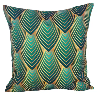 Produktbild von JACK 45x45cm Motiv Outdoor Kissen Dekokissen Wasserabweisend Garten Stuhl Blatt Grün