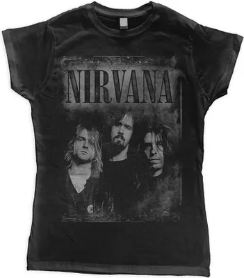 Immagine prodotto di Nirvana - T-shirt da donna RO2917 (L) (Nero)