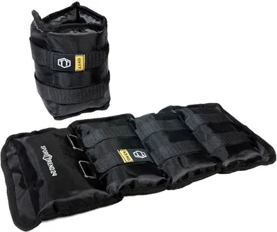 Produktbild von Sporttrend 24® Gewichtsmanschetten 0,5-5kg im 2er Set - maximaler Halt durch starken Klettverschluss, Fußgewichte (2x4,5kg)