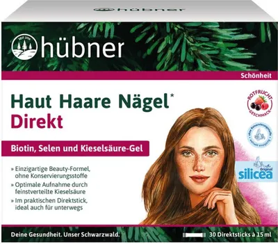 Image de Hübner - Peau Cheveux Ongles Direct Rotfrucht - 30 pièces