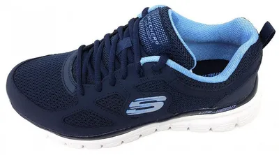 Imagen del producto de Zapatillas deportivas Skechers Burns para hombre, ideales para entrenamiento, estilo sneaker, color azul, para uso casual