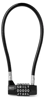Immagine prodotto di Luchetto a combinazione a 5 cifre con cavo di sicurezza da 8 mm, adatto per cancelli, porte e biciclette