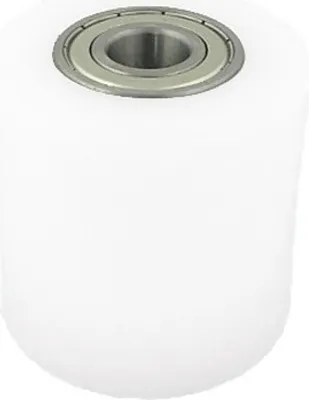 Image de Rouleau pour transpalette Chariot de levage d=80mm Largeur 80mm, avec roulement à billes (R-80-80)