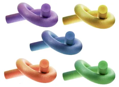 Image de Lot de 5 frites de natation en mousse D 6,5 cm x 160 cm - Multicolores