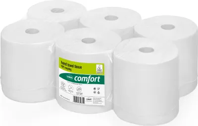 Immagine prodotto di rotolo di asciugamani wepa Comfort 2 veli bianco brillante 130 m