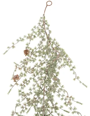 Produktbild von Künstliche Weihnachtsgirlande mit Kiefernzapfen und Nadelzweigen