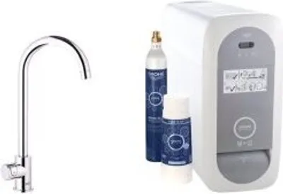 Obrázok produktu pre GROHE 31498001, Štandardný, Chróm, Páková rukoväť, Samostarný, Typ C, 150°