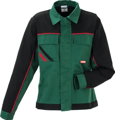 Produktbild von Planam Bundjacke Damen Highline Gr. 52 grün/schwarz/rot