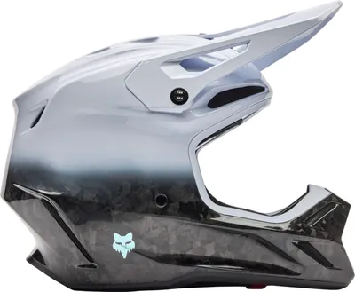 Produktbild von FOX V3 RS Ghost Motocross Helm, weiß/schwarz, M (57/58)