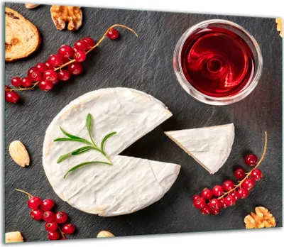 Produktbild von Herdabdeckplatten Glaskeramikkochfeld-Abdeckung Spritzschutz Glas 60x52cm Küche