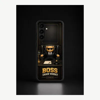 Produktbild von Samsung S24 Plus Hülle Handyhülle Schutzhülle Case mit Chefsessel Motiv – LUNØIR ©