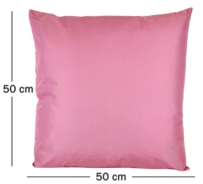 Produktbild von JACK 1x 50x50cm Outdoor Kissenhülle Bezug Lounge Garten Einfarbig, Farbe:Weinrose