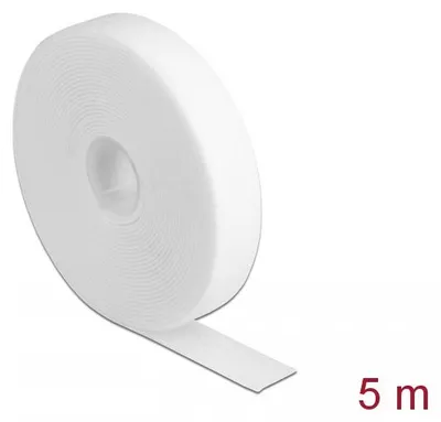 Image de Delock 18381 - Attache en velcro - Blanc - 5 mètres - 20 mm - 1 pièce