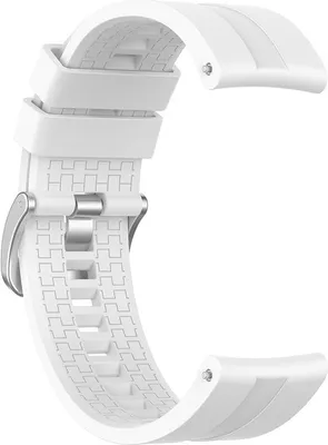 Produktbild von BStrap Silicone Cube Armband für Samsung Galaxy Watch 3 45mm, white