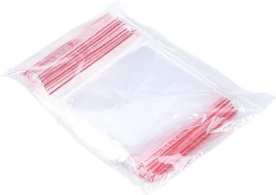 Produktbild von Transparente Zip-Beutel 8 x 12 cm - 100 Stück - Nachhaltig und Wiederverwendbar