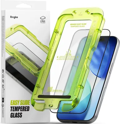 Immagine prodotto di Ringke Easy Slide 2-Pack Vetro temperato per Iphone 17 Pro Max - Nero