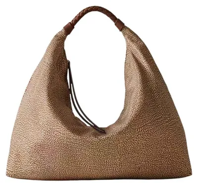 Immagine prodotto di BORBONESE - Borsa donna Plie Hobo Medium  - Misura OS