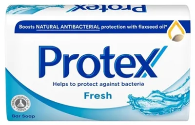 Obrázek produktu pro Mýdlo toaletní tuhé antibakteriální Protex 90g - Fresh