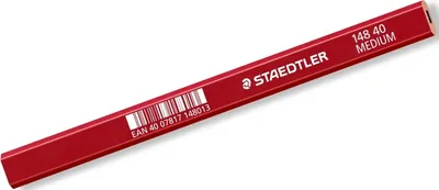 Obrázok produktu pre 12 ks STAEDTLER 148 40 tesárskej ceruzky, stredná tvrdosť, 100