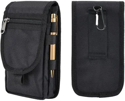 Produktbild von Multifunktionale Gürteltasche für Handy, schwarz, groß, für Radfahren und Klettern
