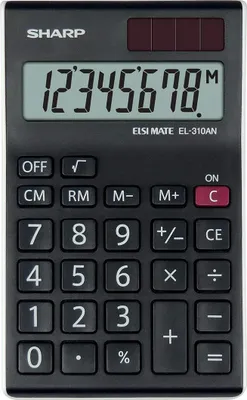 Produktbild von Sharp EL-310 AN WH anzeigender Tischrechner