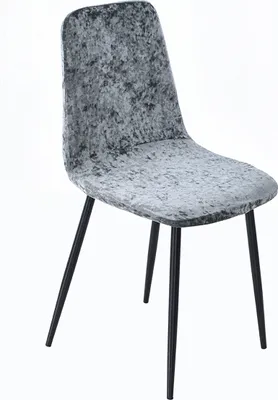 Produktbild von Stretch Universelle Samt Stuhlhusse Armloser Schalenstuhl Stuhlbezug Husse für Home Hochzeit Bankett, Grau