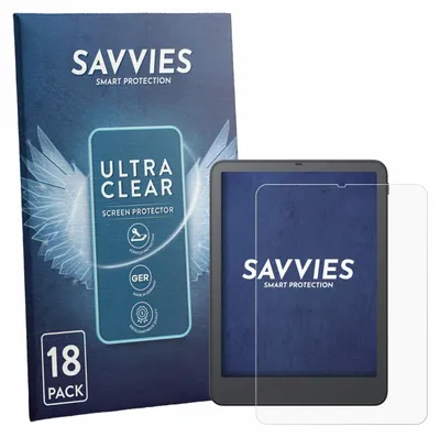 Produktbild von 18x Für Amazon Kindle Colorsoft 2026 Signature Edition Schutzfolie Savvies Displayschutz Display Schutz Folie Klar Transparent