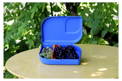 Produktbild von Lunchbox, Blau, 18,5 x 13 x 5 cm