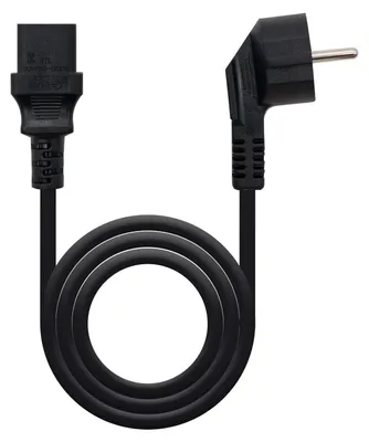 Productafbeelding van Nanokabel 10.22.0110, 10 meter, met C13-verlenger en CEE7/7-connector