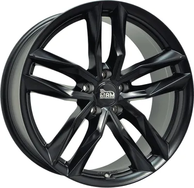Produktbild von 16 Zoll MAM RS3 5x112 ET38 Alufelgen MATT BLACK PAINTED