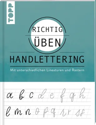 Produktbild von richtig üben Handlettering