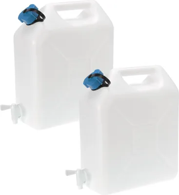 Produktbild von Wasserkanister 2x 10 Liter Auslaufhahn Camping Wasserbehälter