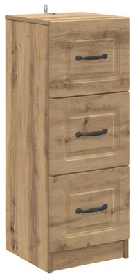 Obrázok produktu pre vidaXL Komoda Artisan – dub 33 x 34,5 x 87 cm drevotrieska