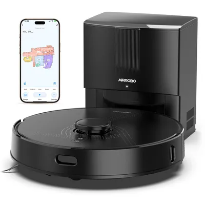 Produktbild von AIRROBO Q20 Plus Staubsauger Roboter mit Absaugstation 3.5L, 8000Pa Saugroboter mit Wischfunktion Lasernavigation, Kartierung mehrerer Etagen