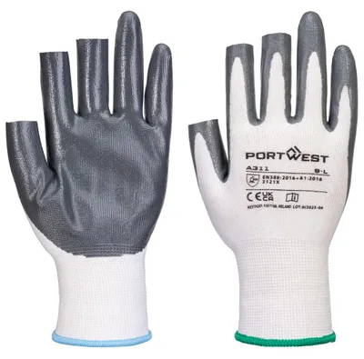 Image de Grip 13 Nitrile 3 Gants sans doigts (Pk12)