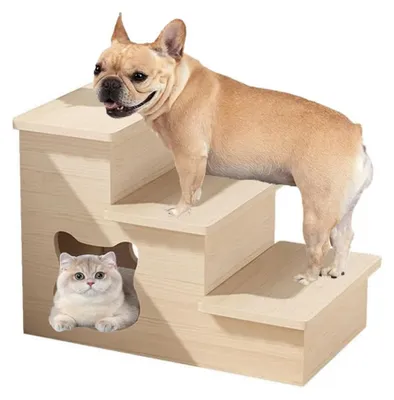 Produktbild von Hundetreppe mit 3 Stufen für kleine Hunde