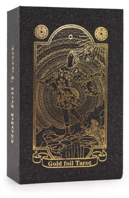 Produktbild von Tarot - Karten-Set mit Goldfolie und Ratgeber - Gold foil Tarot Geschenkbox