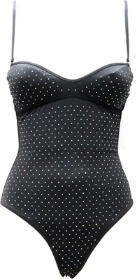 Immagine prodotto di 7071AH costume donna SUNDEK black rhinestone swimsuit woman