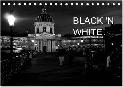 Produktbild von BLACK 'N WHITE (Tischkalender 2025 DIN A5 quer), CALVENDO Monatskalender