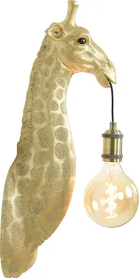 Produktbild von Light & Living - Wandleuchte Giraffe - Gold - 20,5x19x61cm