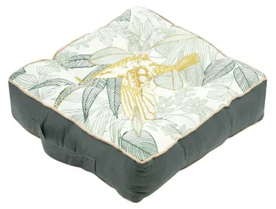 Produktbild von STOF Creme Grun Bodenkissen 45x45