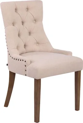 Image de Chaise de salle à manger Aberdeen tissu antique-clair