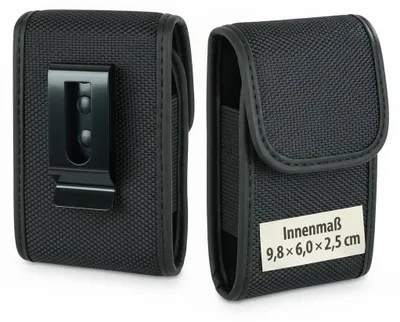 Produktbild von caseroxx Funkmeldertasche – passend für Swissphone BOSS 900 - 935, u.v.m. - Tasche mit Gürtelclip & Klettverschluss