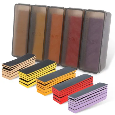 Immagine prodotto di Omgoods - Spugne abrasive, confezione da 30 pezzi - Morbide/Flessibili - Grana: 180-2500 - Materiale: EVA - Blocchetti abrasivi per le mani - Resistenti/Affidabili - Dischi abrasivi