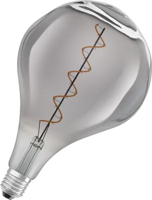 Produktbild von OSRAM Vintage 1906 LED-Lampe mit Smoke-Tönung, 4,5W, 150lm, Big Grape-Form mit 168mm Durchmesser & E27-Sockel, warmweiße Lichtfarbe, dimmbares Filament, bis zu 15.000 Stunden Lebensdauer