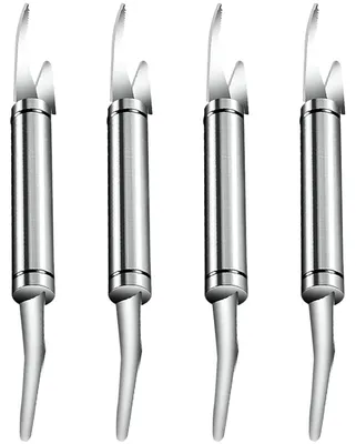 Produktbild von Garnelenschäler und Entdarmungswerkzeug - 4 Stück - Edelstahl