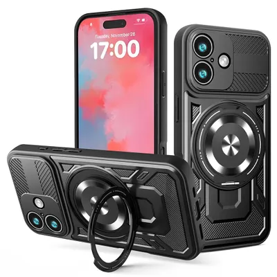 Obrázok produktu pre Techsuit - RuggedCam kryt pre iPhone 17 - čierny