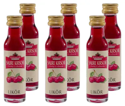 Produktbild von Nordbrand Saure Kirsche Likör (24 x 0,02L)