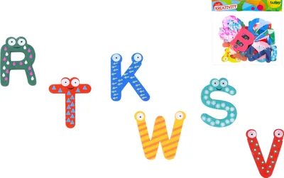 Image de Aimant alphabet en bois