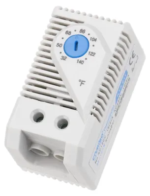 Mechanischer Thermostat 0-60 °C, Schließer, 120-250 V, 15 A/10 A